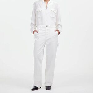 Madewell Alexa Chung Workwear Jeans in True White size 29 NWT NS884